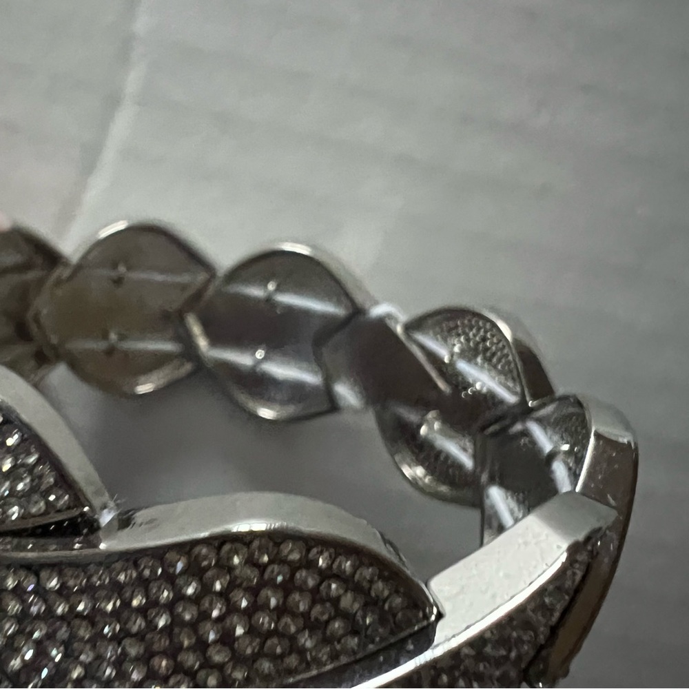 Silver Rhinestone Bracelet - Picture 5 of 5